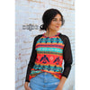 Guadalupe Mesh Sleeve Top