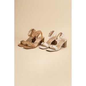 TREATY-S Buckle Sandal Heel