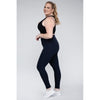 Plus Size V Waist Full Length Leggings