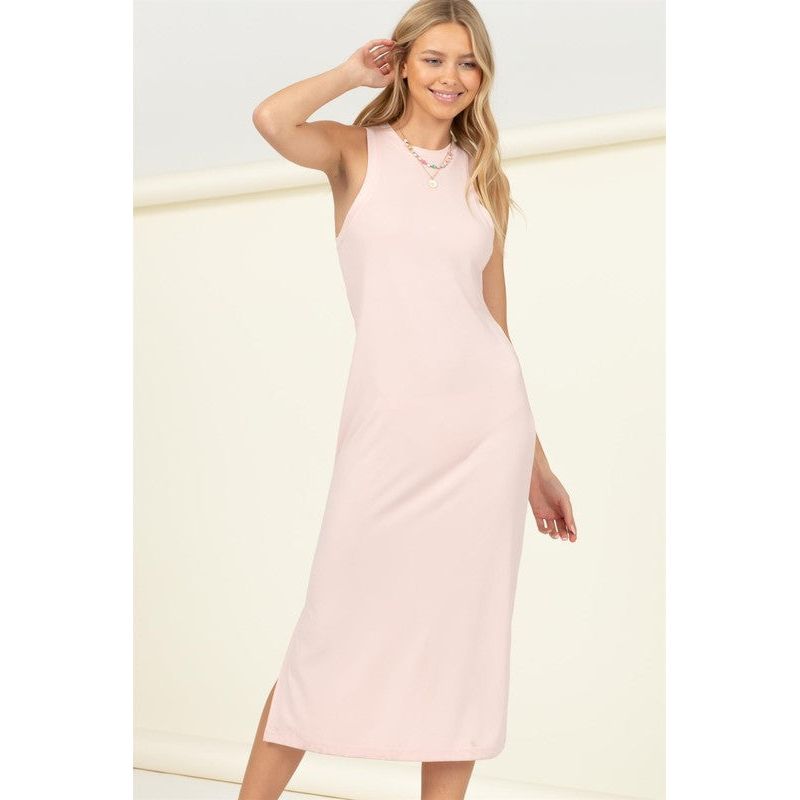 Hazy Dreams Sleeveless Mixi Dress