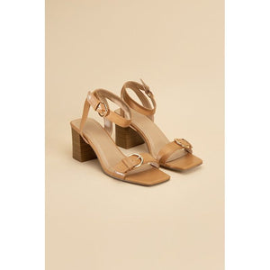 TREATY-S Buckle Sandal Heel