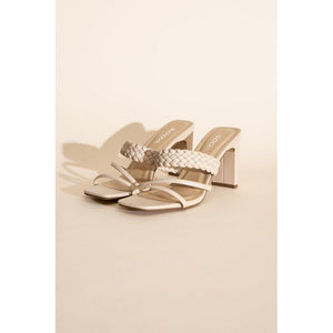 CARMEN-S Braided Strap Sandal Heels