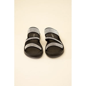 ZEAL-S Rhinestone Strap Sandals