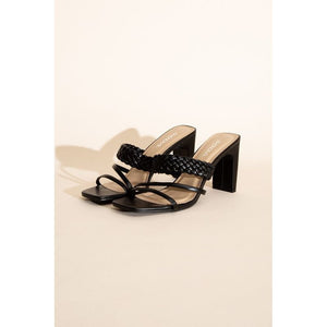 CARMEN-S Braided Strap Sandal Heels