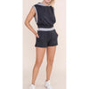 Melange Color Block Shorts