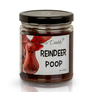 Reindeer Poop Holiday Candle - Funny Coffee Scented Candle