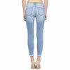 Mid Rise Distress Crop Skinny