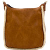 Vegan Sherpa Trimmed Messenger Bag