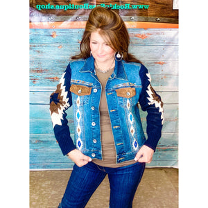 Aztec Denim Jacket