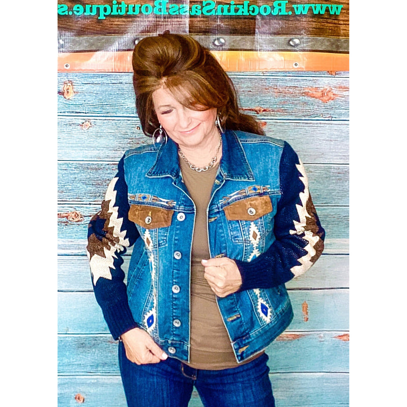 Aztec Denim Jacket