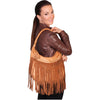 Soft Leather Fringe Handbag